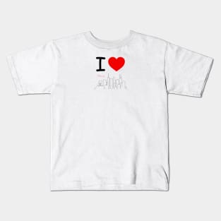 I HEART CHICAGO Kids T-Shirt